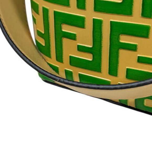 Fendi Leather Shoulder Bag Beige Montresor - Picture 8 of 8